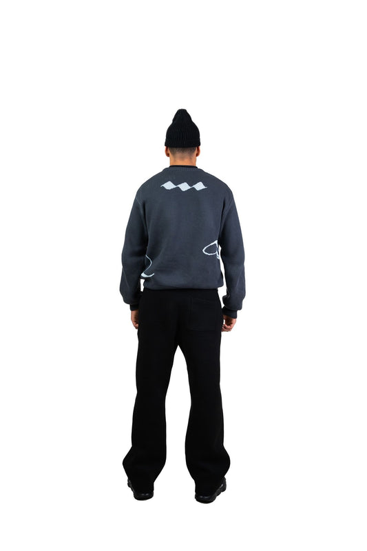 R Knit Crewneck