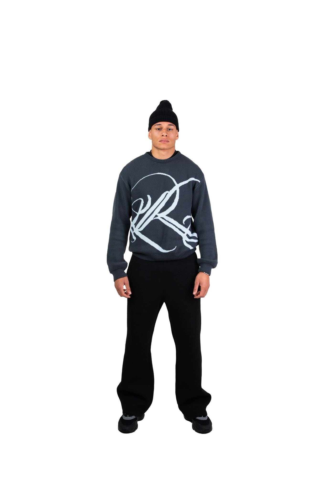 R Knit Crewneck