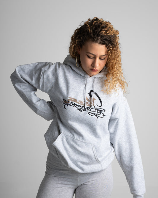 Starhoodie Grau