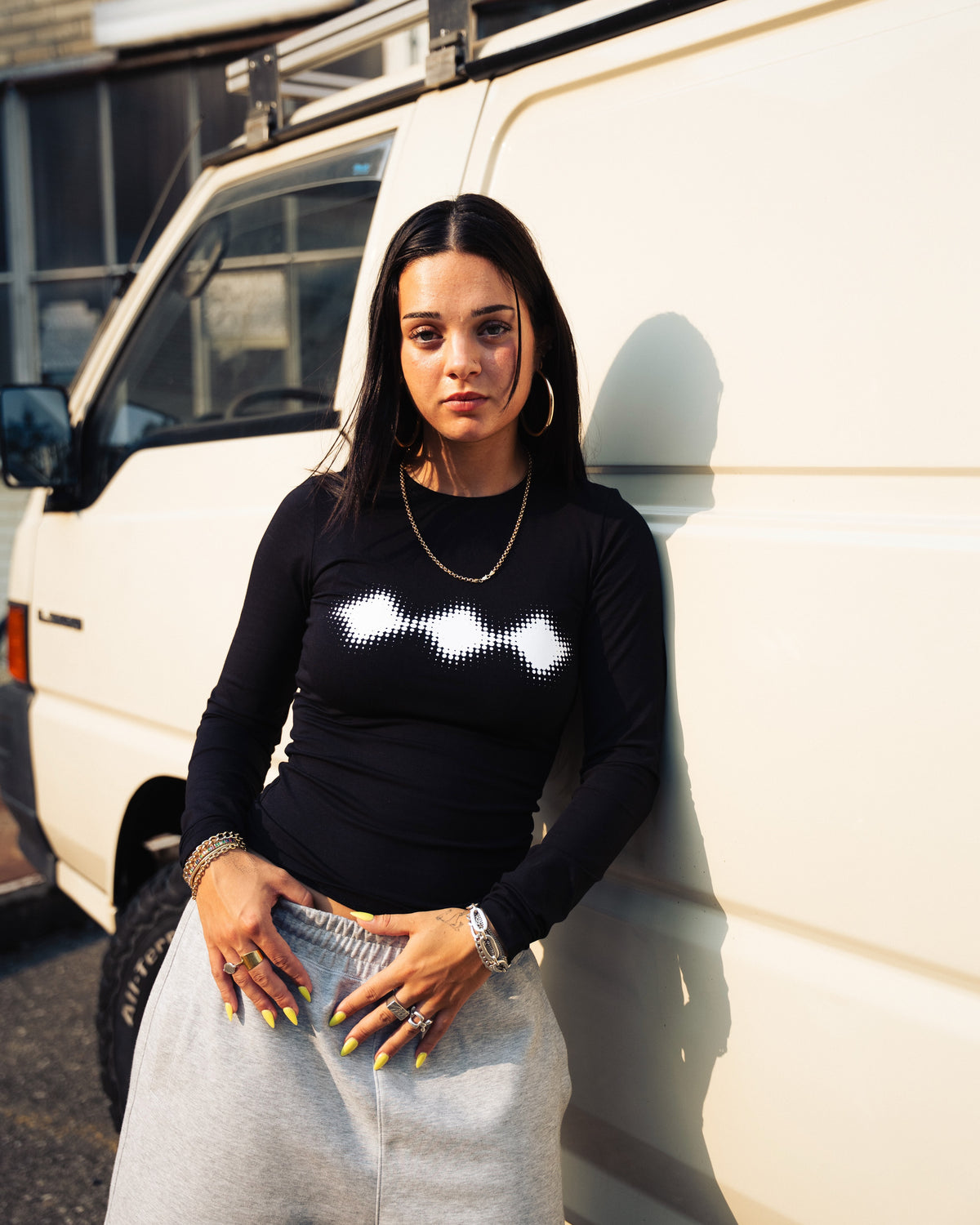 Logo Longsleeve Schwarz